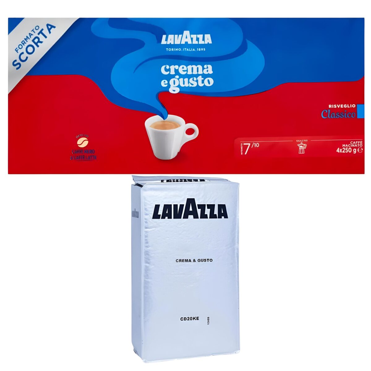 LAVAZZA Crema E Gusto Classico Ground Coffee 250g