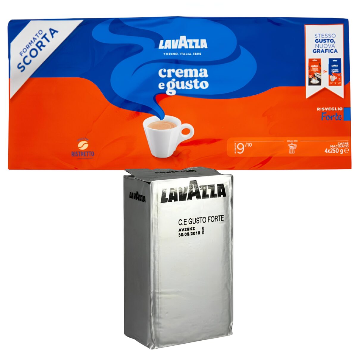 LAVAZZA Crema E Gusto Forte Ground Coffee 250g