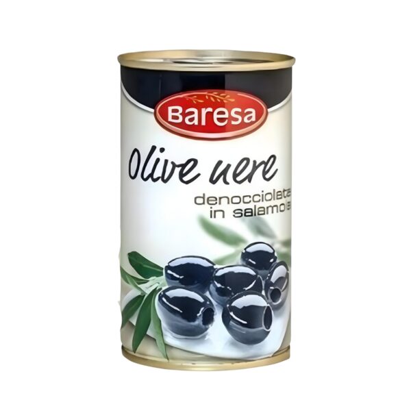 Black Olives Pitted (Seedless) Baresa 350g