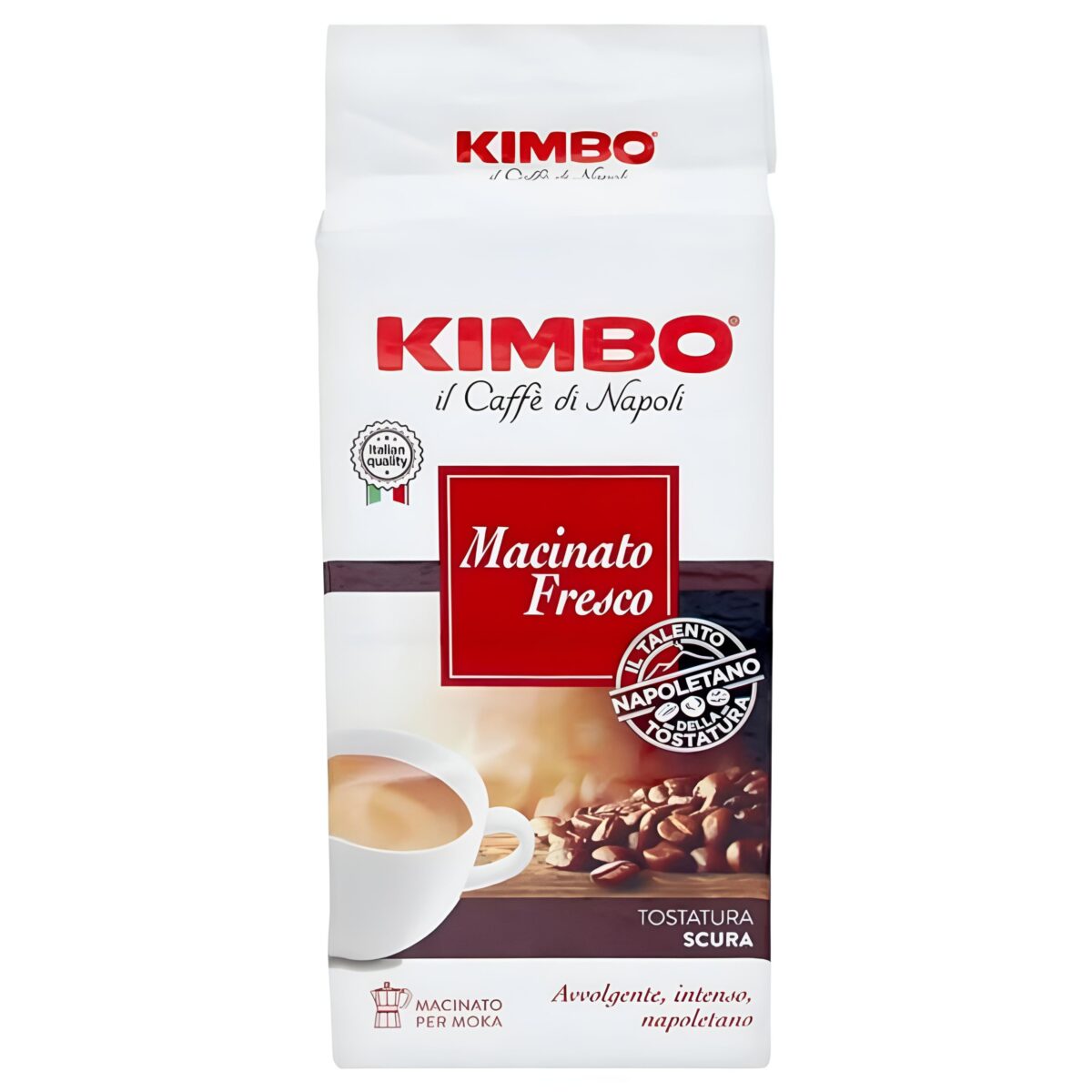 Kimbo Macinato Fresco Ground Coffee 250g