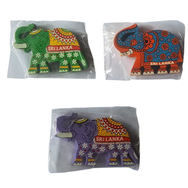 Elephant Fridge Magnet 3pcs Refrigerator Magnet 3D Creative Home Decoration