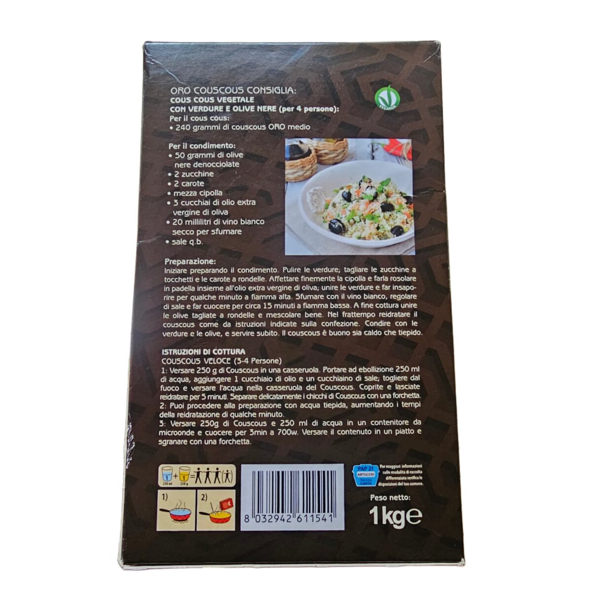 Cous Cous Oro 1kg - Image 2